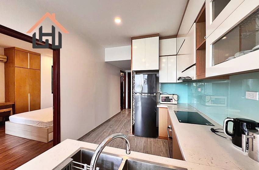 Bright 2-bedroom apartment in Truc Bạch for rent