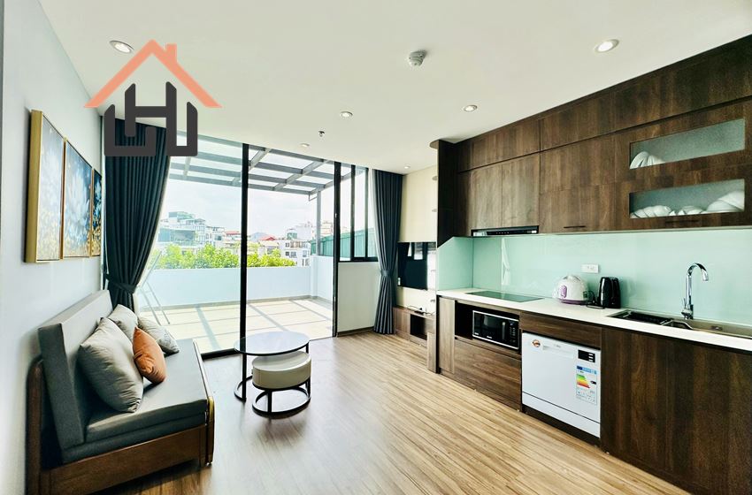 Cozy 1-Bedroom Apartment for Rent on Vu Mien Street, Tay Ho