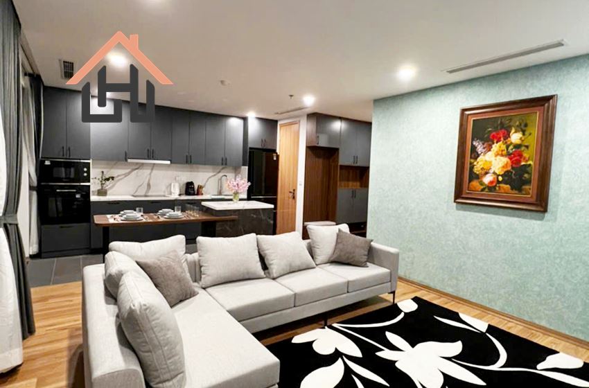 A charming 1-bedroom serviced apartment is now available for rent in Tay Ho, Hanoi