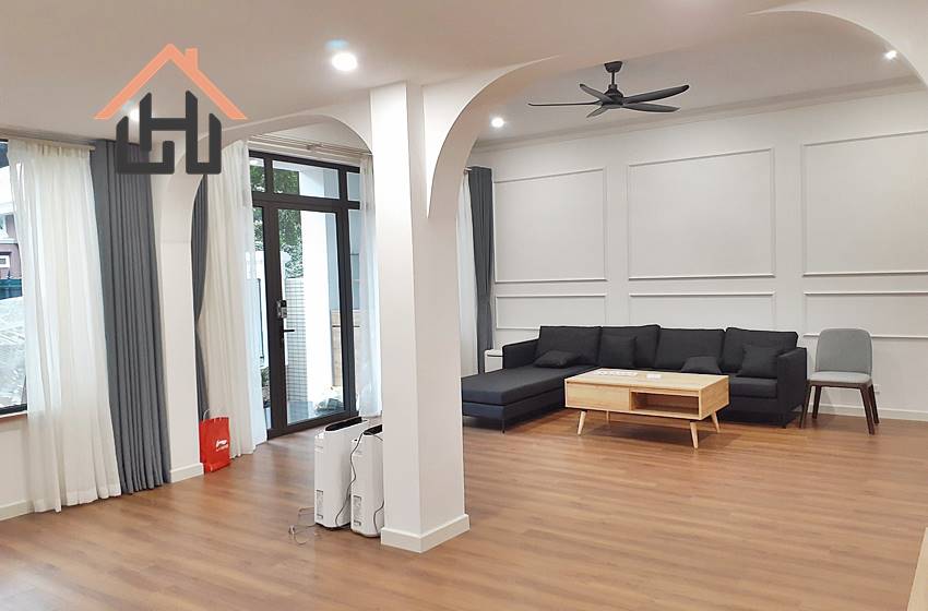 Spacious villa with 4 bedrooms for rent in Ciputra, Tay Ho, Hanoi