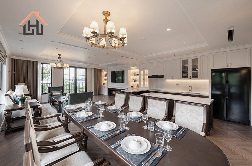 Luxury 4 bedroom apartment with lake view for rent in Tay Ho, Hanoi