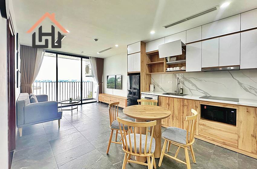 Nice 2-bedroom apartment with a stunning lake view in Tay Ho, Hanoi