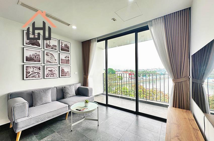 Nice 2-bedroom apartment with a stunning lake view in Tay Ho, Hanoi