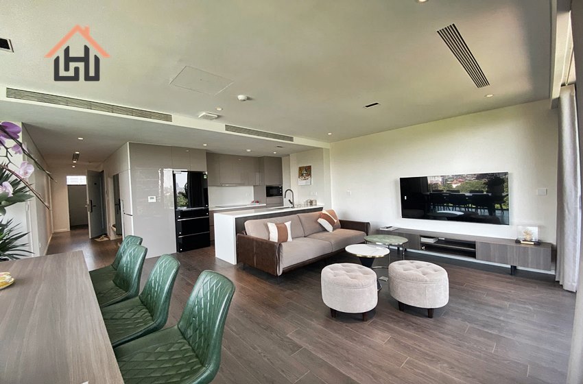 Brand new 3 bedroom apartment for rent in Tay Ho, Hanoi