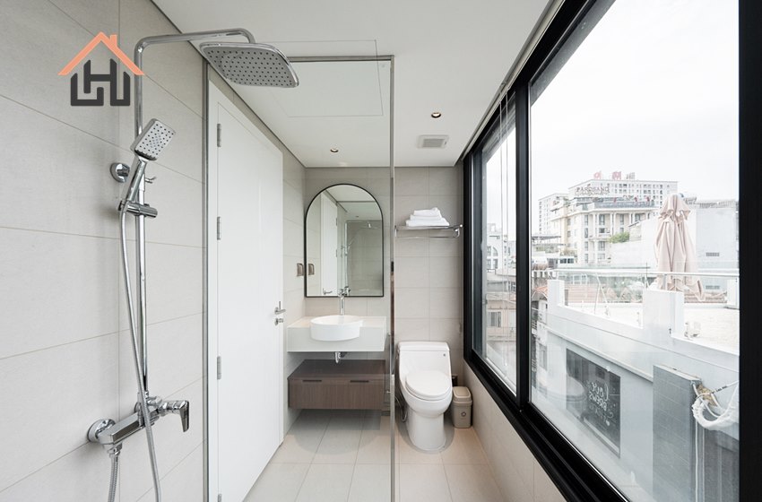 Lake view 2 bedroom apartment with spacious balcony for rent in Tay Ho, Hanoi