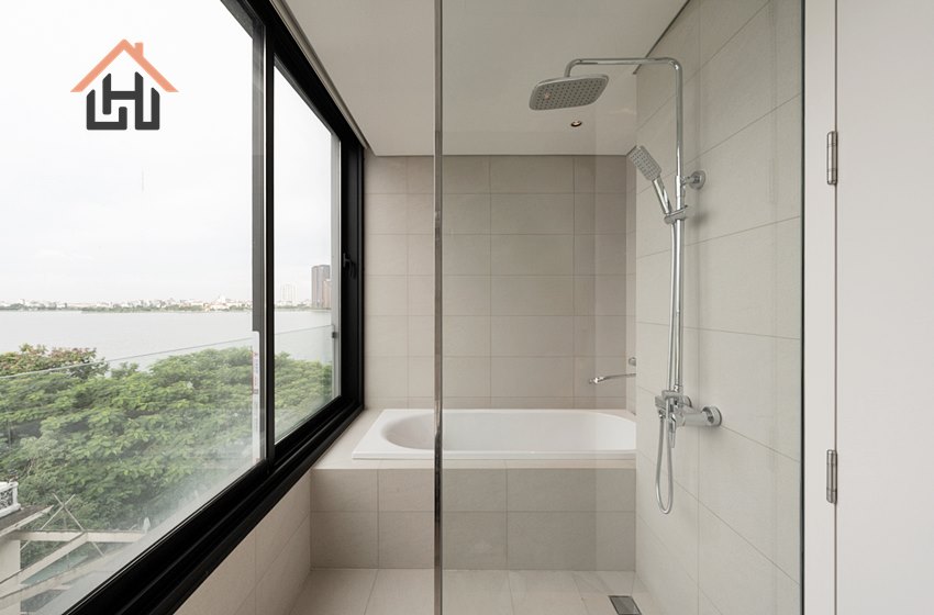 Lake view 2 bedroom apartment with spacious balcony for rent in Tay Ho, Hanoi