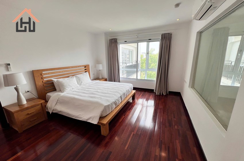 High floor apartment for rent in Elegant Ha Hoi in Hoan Kiem district