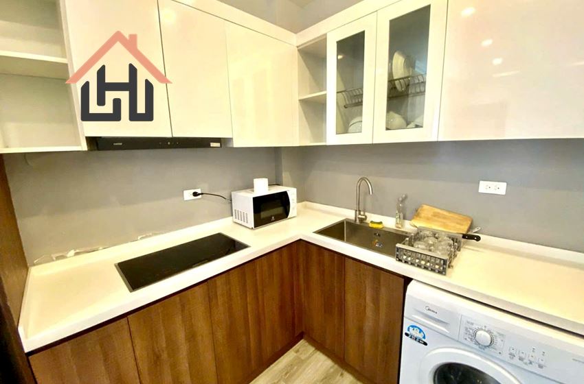 Bright 02 bedroom apartment for rent in Tay Ho, Hanoi