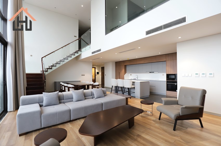 Executive Two Storey Penthouse in Giang Vo St – Fully Furnished