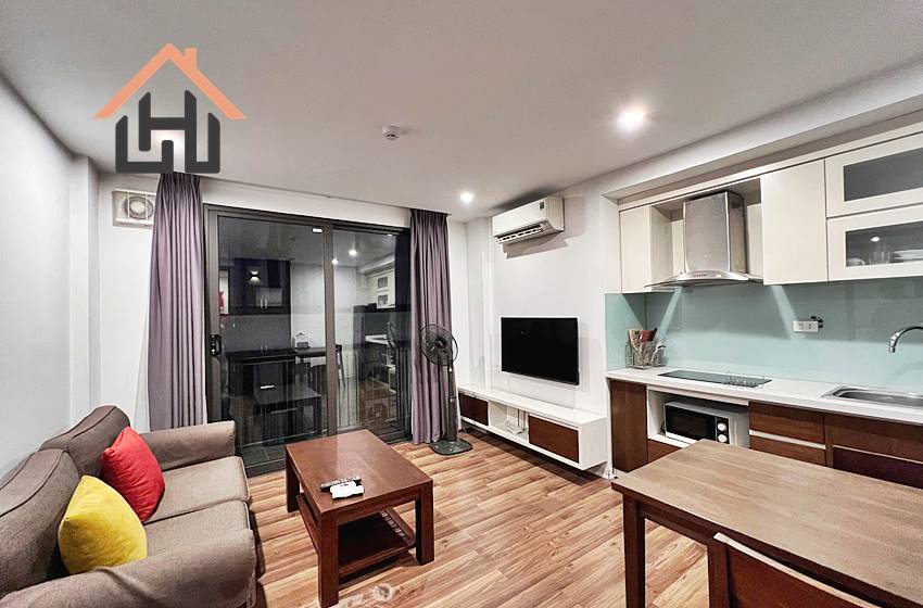 Nice one-bedroom apartment for rent in Kim Ma, Ba Dinh.