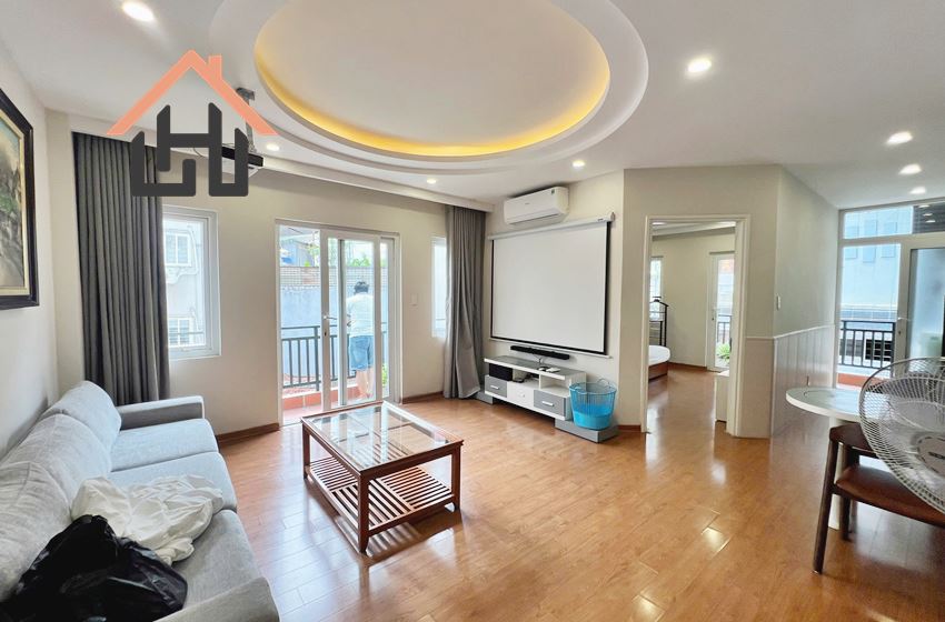 Bright 1 Bedroom Apartment with Balconies in Ba Dinh, Hanoi