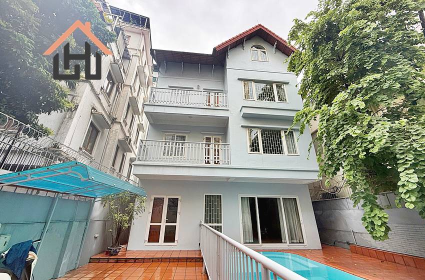 5-Bedroom House with Private Swimming Pool for Rent in Tay Ho