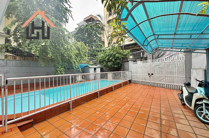 5-Bedroom House with Private Swimming Pool for Rent in Tay Ho