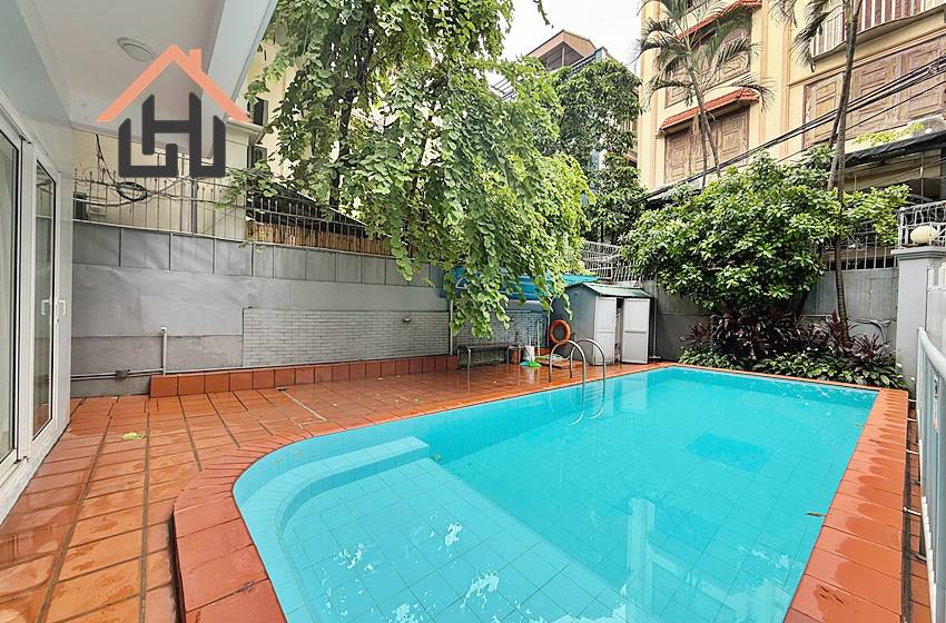 5-Bedroom House with Private Swimming Pool for Rent in Tay Ho