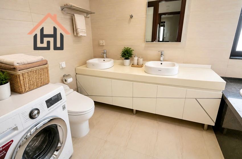 Modern 2-Bedroom Duplex Apartment with City View, Kim Mã, Ba Dinh