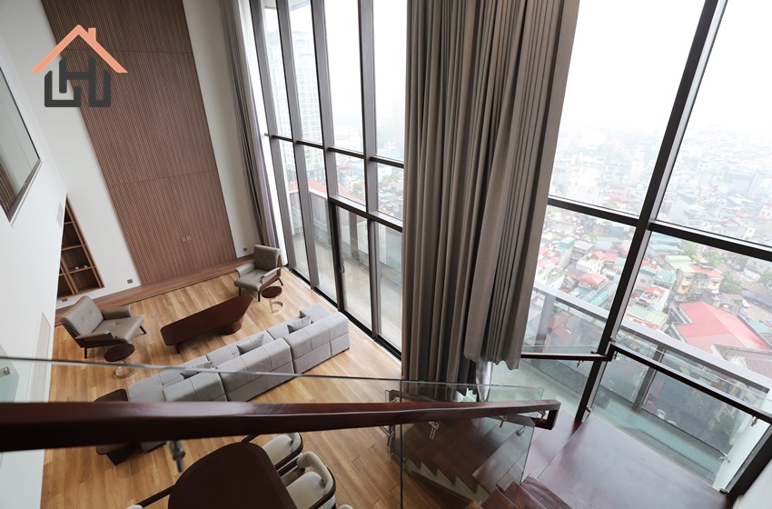 Executive Two Storey Penthouse in Giang Vo St – Fully Furnished