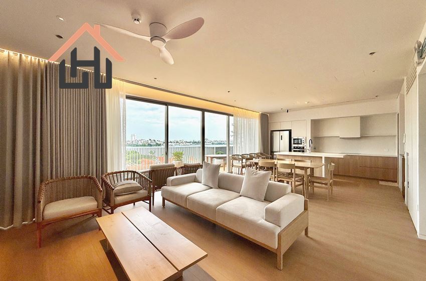 Luxury Lakefront Duplex, Expansive Balcony with Stunning West Lake Views, Tay Ho, Hanoi