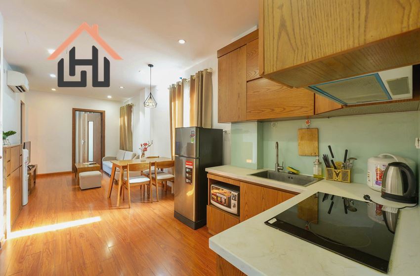 Bright & Cozy 2-Bedroom Serviced Apartment for Rent, Linh Lang, Ba Dinh, Hanoi
