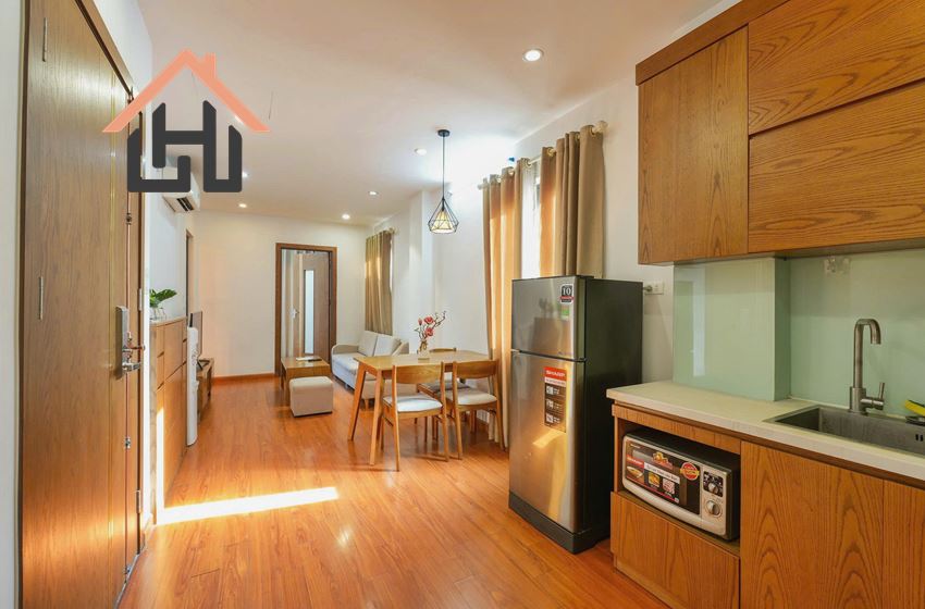 Bright & Cozy 2-Bedroom Serviced Apartment for Rent, Linh Lang, Ba Dinh, Hanoi
