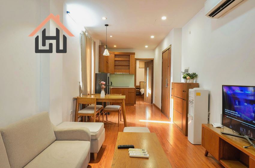 Bright & Cozy 2-Bedroom Serviced Apartment for Rent, Linh Lang, Ba Dinh, Hanoi