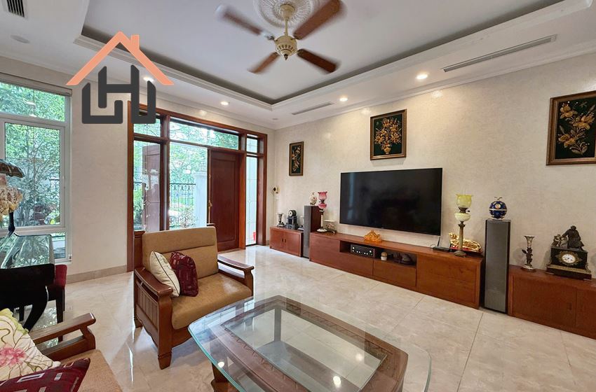 Spacious 4 bedroom villa for rent in Block C, Ciputra, Hanoi