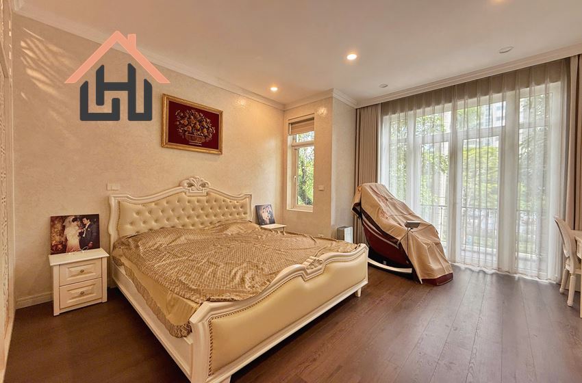 Spacious 4 bedroom villa for rent in Block C, Ciputra, Hanoi