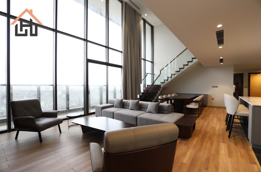 Executive Two Storey Penthouse in Giang Vo St – Fully Furnished
