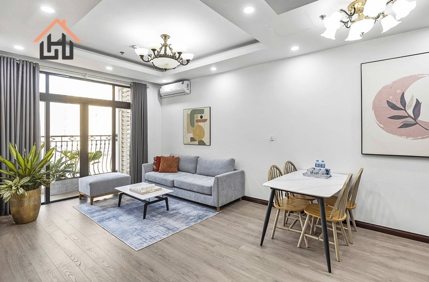 Nice 2 bedroom condominium apartment for rent in Royal city, Hanoi