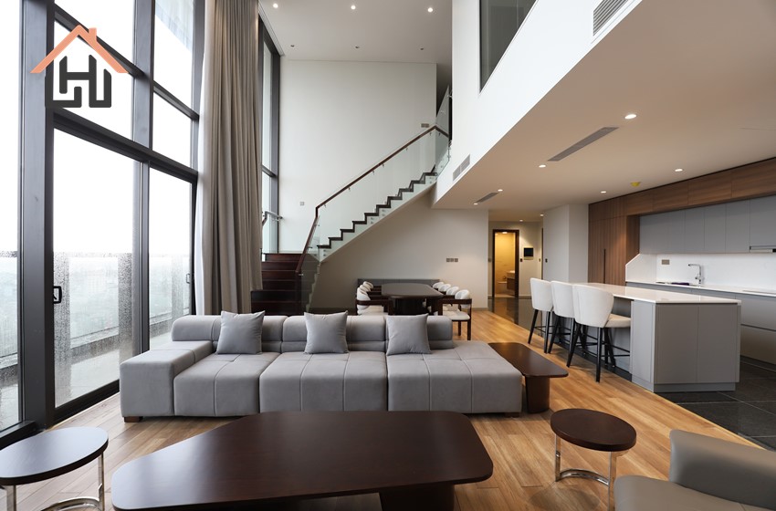 Executive Two Storey Penthouse in Giang Vo St – Fully Furnished
