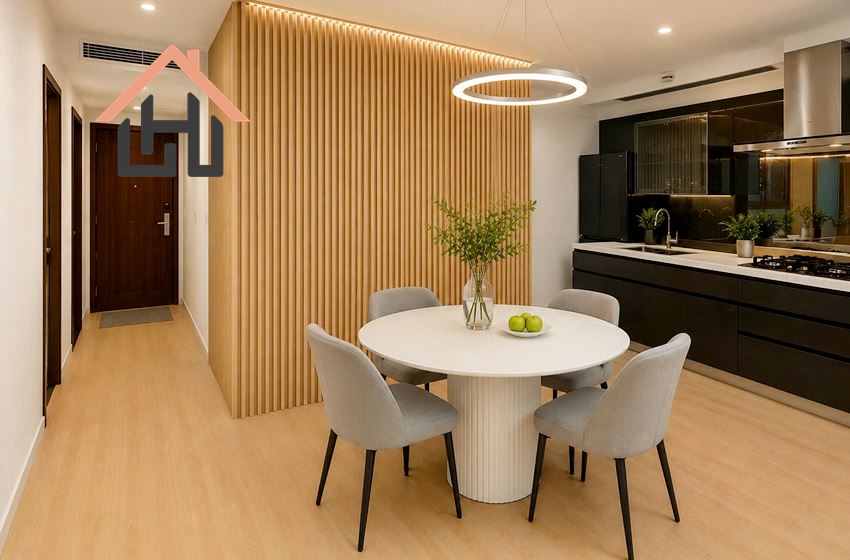 Modern 2-Bedroom Duplex Apartment with City View, Kim Mã, Ba Dinh
