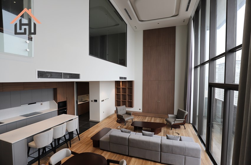 Executive Two Storey Penthouse in Giang Vo St – Fully Furnished