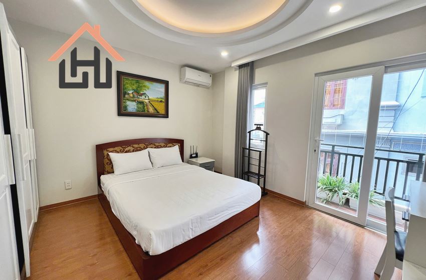 Bright 1 Bedroom Apartment with Balconies in Ba Dinh, Hanoi