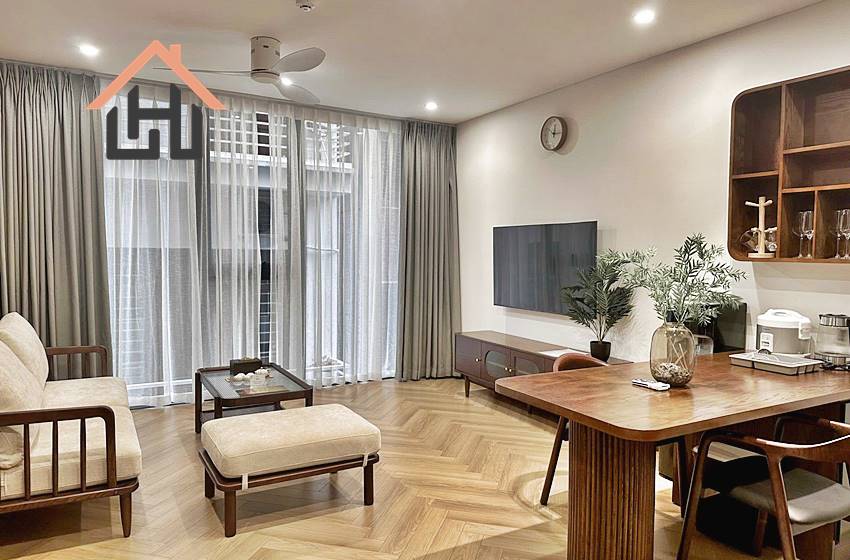 Modern 1-Bedroom Serviced Apartment for Rent in Ba Dinh