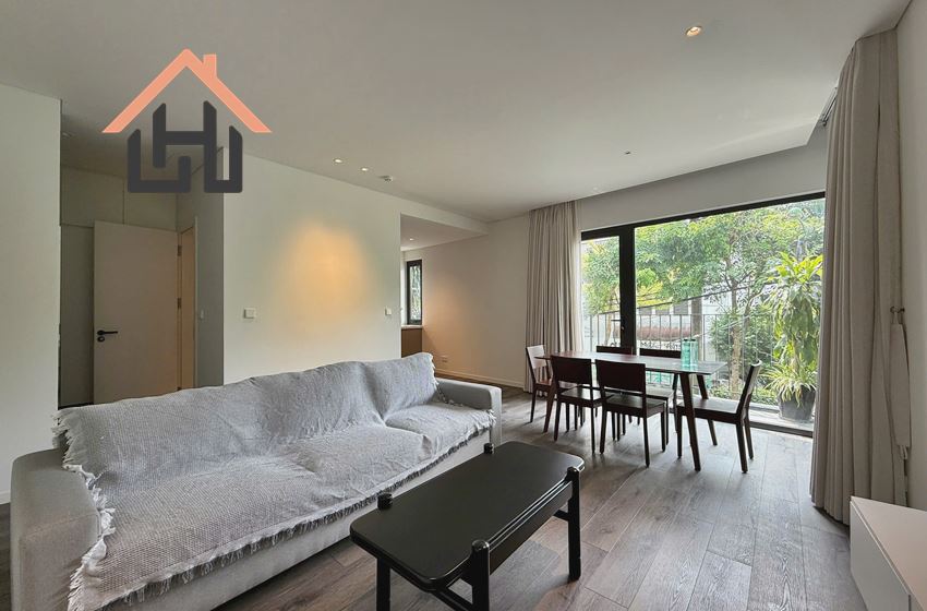 Modern and spacious 1 bedroom serviced apartment for rent in Tay Ho, Hanoi