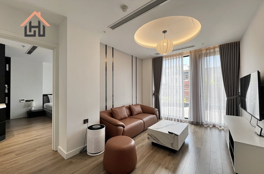 Beautiful 2 bedroom apartment for rent in Hoan Kiem with spacious balcony, Hanoi
