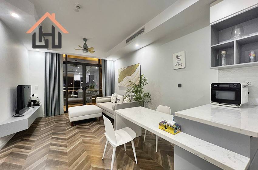 Modern living in this stylish 2-bedroom apartment at the Sun Grand City Thuy Khue.
