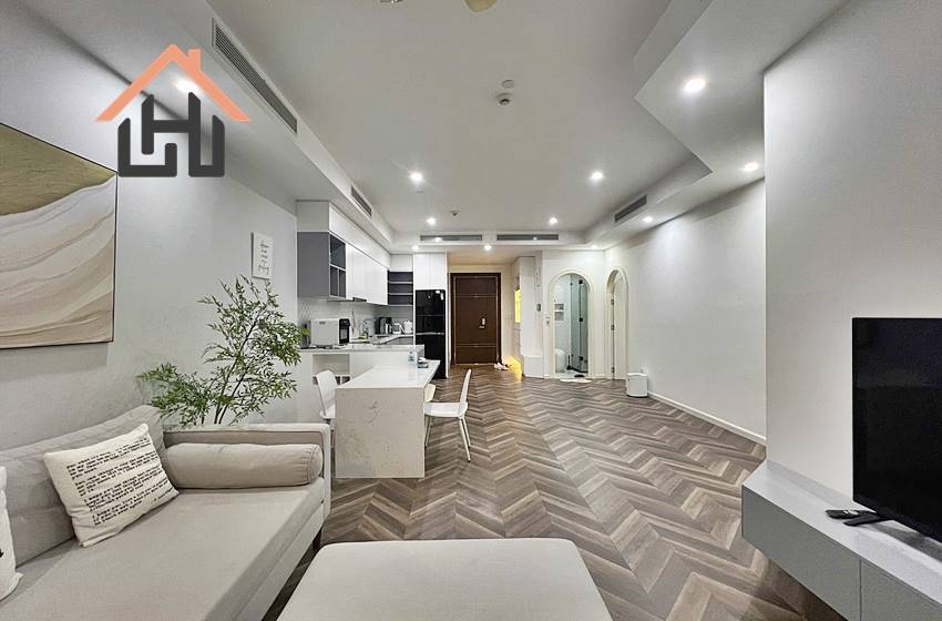 Modern living in this stylish 2-bedroom apartment at the Sun Grand City Thuy Khue.
