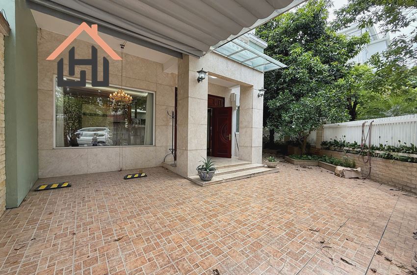 Charming 5-Bed Villa with Private Garden & Attic in Secure Ciputra T-Area, Hanoi