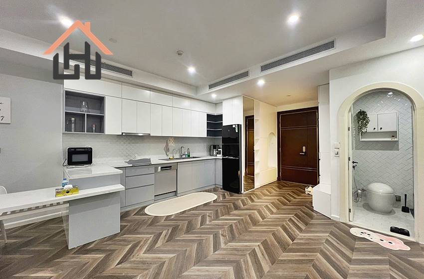 Modern living in this stylish 2-bedroom apartment at the Sun Grand City Thuy Khue.