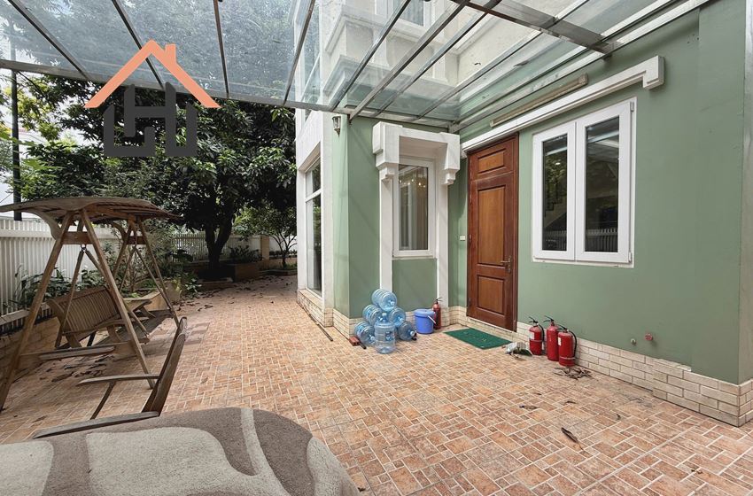 Charming 5-Bed Villa with Private Garden & Attic in Secure Ciputra T-Area, Hanoi