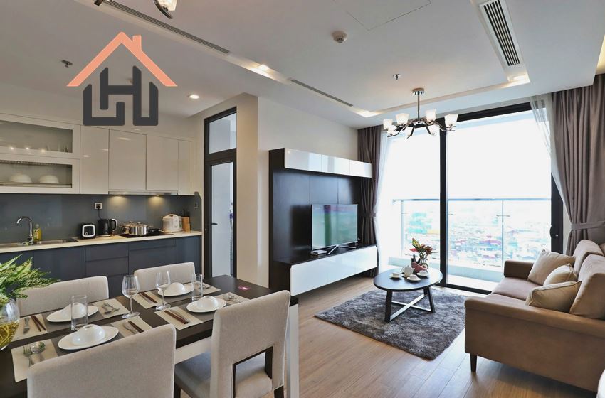 High-Floor 2-Bedroom Apartment with City View, Vinhomes Metropolis, Hanoi