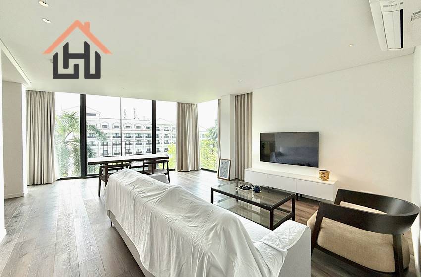 Beautiful 1 bedroom apartment with lake view for rent in Tay Ho.