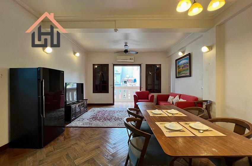 Elegant French-Style 2-Bedroom Apartment in Truc Bach