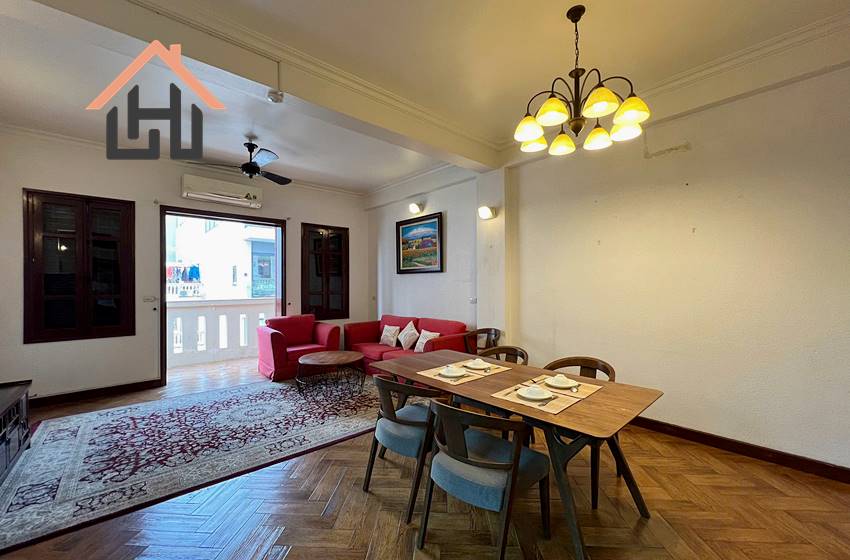 Elegant French-Style 2-Bedroom Apartment in Truc Bach