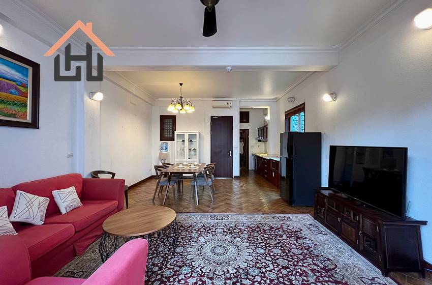 Elegant French-Style 2-Bedroom Apartment in Truc Bach