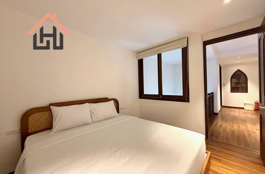 Duplex apartment with lake view and balcony for rent in Tay Ho, Hanoi