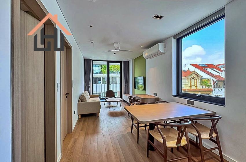 Modern 1BR with King Bed & Private Balcony, West Lake, Hanoi
