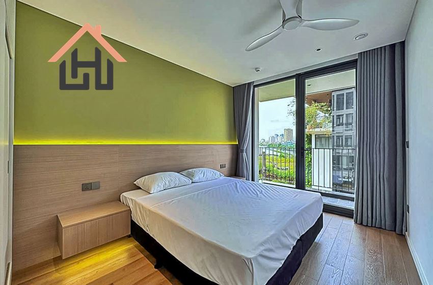 Modern 1BR with King Bed & Private Balcony, West Lake, Hanoi