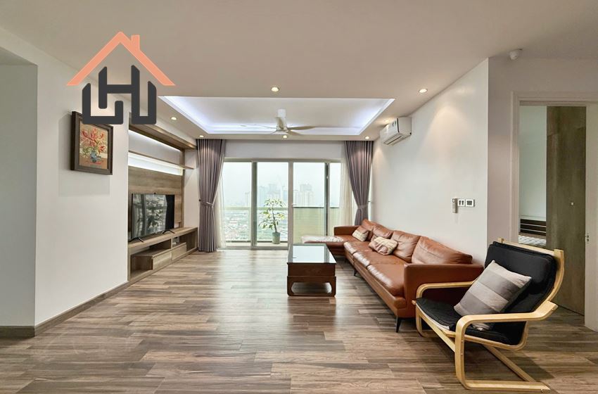 Fully-furnished 04 bedroom condominium for rent in Block E Ciputra, Hanoi.