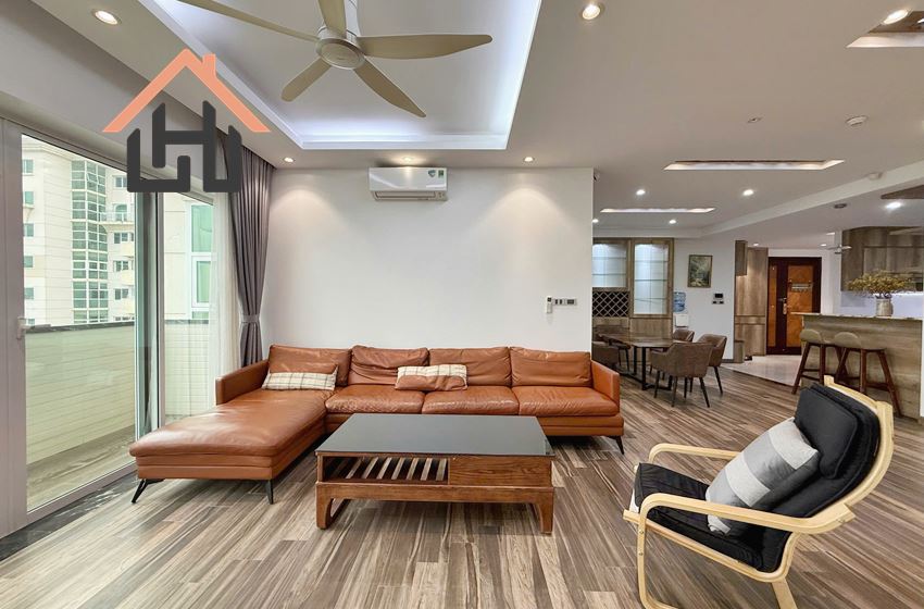 Fully-furnished 04 bedroom condominium for rent in Block E Ciputra, Hanoi.